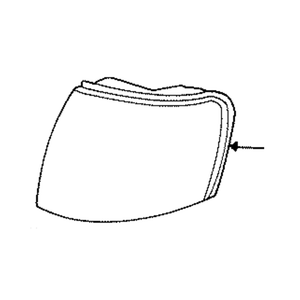 Passenger Side Parking Light Lens / Housing image