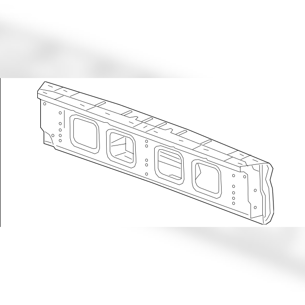 Chevrolet Silverado/GMC Sierra 2500/3500 OEM - Carcasa superior del portón trasero - 85518592