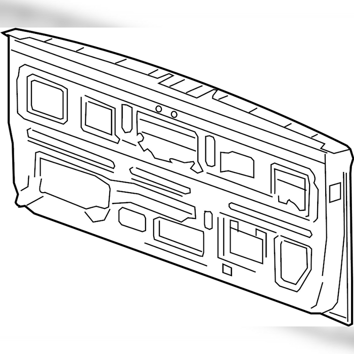 Chevrolet Silverado 1500 OEM Tailgate Shell Model - 84414757