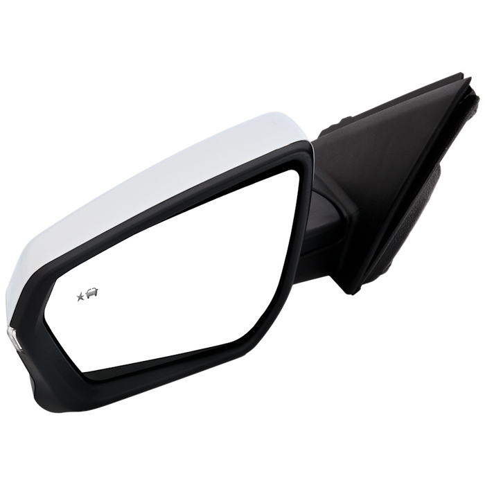 GMC Terrain/Chevrolet Equinox Driver Side Door Mirror W/Signal Lamp W/O Surround View Camera W/Cover Chrome - GM1320618
