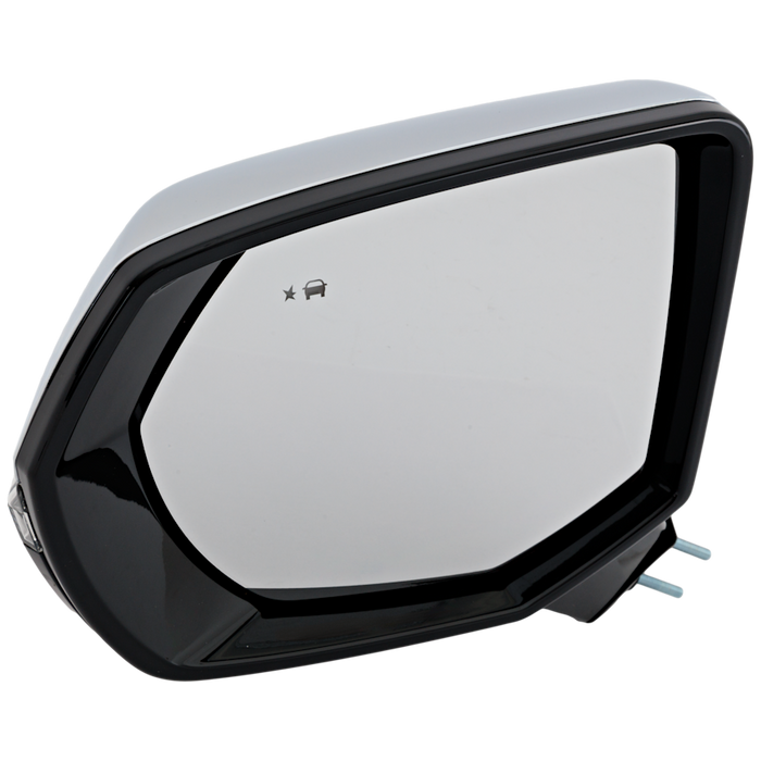 Chevrolet Suburban/Tahoe/GMC Yukon/Yukon XL Driver Side Door Mirror Pwr-Folding W/O S/View Camera W/O Dimming W/Cover Chrome - GM1320674