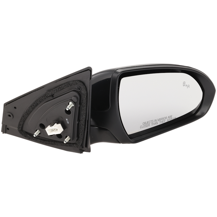 Hyundai Elantra Passenger Side Door Mirror Heated Usa Built W/Bsd W/S/Lamp W/O Memory W/O Bsd Glass Assembly - HY1321232