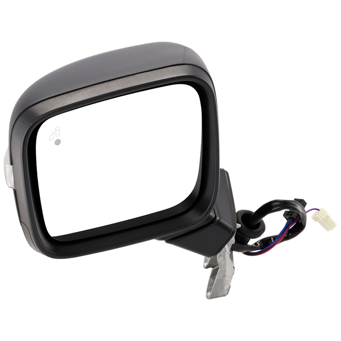 Jeep Renegade Driver Side Door Mirror W/Blind Spot Detection W/Signal Lamp W/Temp W/Cover Textured Assembly - CH1320482