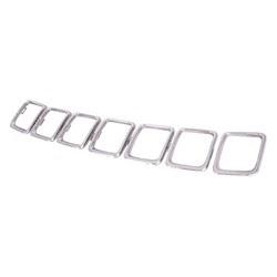 Jeep Compass Mp CAPA Certified Grille Trim Ring Set Chrome 7 Piece - CH1210127C