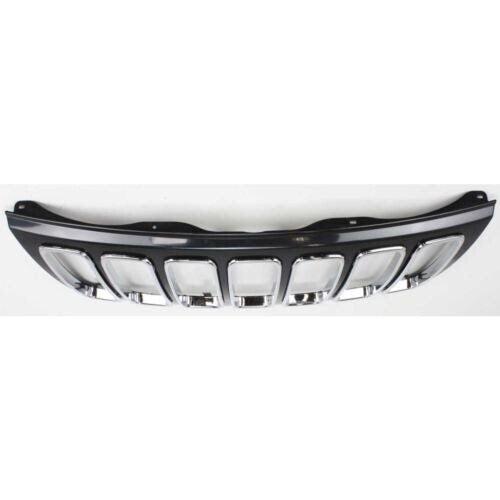 2001-2003 Jeep Grand Cherokee Grille Black With Chrome Frame Limited - CH1200265-Partify-Painted-Replacement-Body-Parts