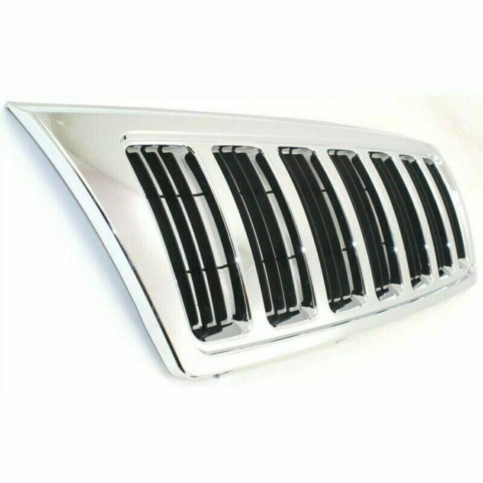 2004 Jeep Grand Cherokee Grille Chrome Black Limited - CH1200298-Partify-Painted-Replacement-Body-Parts