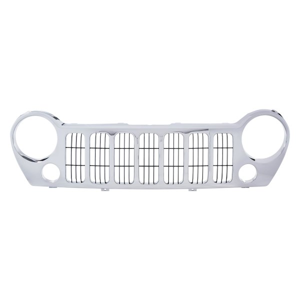 Jeep Liberty CAPA Certified Grille Chrome With Fog - CH1200289C