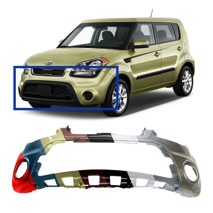 Kia Soul CAPA Certified Front Bumper - KI1000157C