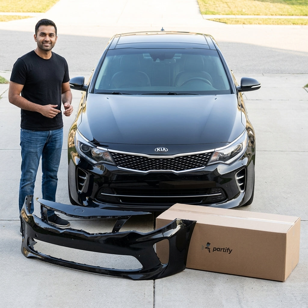 2016-2018 Kia Optima S/SX/SXL Front Bumper - KI1000183 — Partify