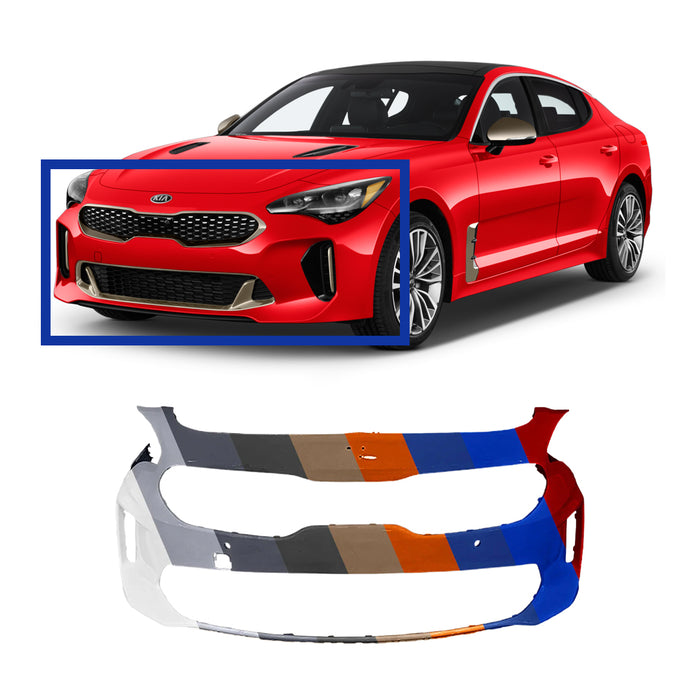 Kia Stinger Base/Premium Front Bumper - KI1000199