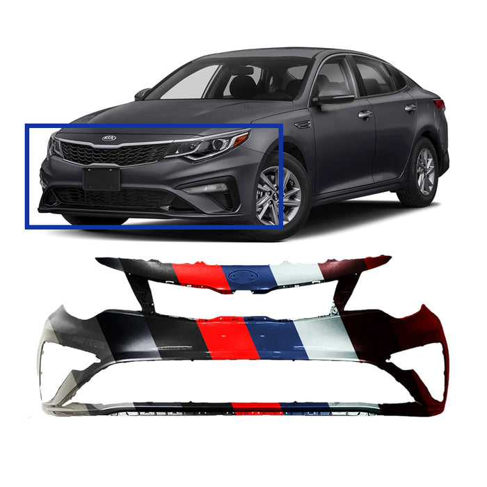 Kia Optima CAPA Certified Front Bumper - KI1000205C