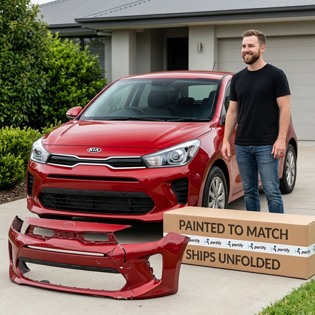 2022-2023 Kia Rio Front Bumper - KI1000222 — Partify