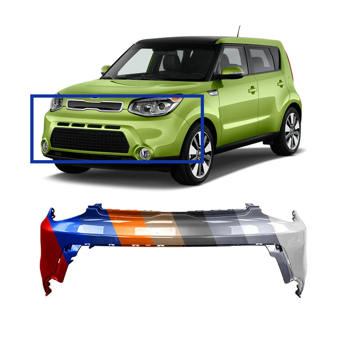 Kia Soul Front Upper Bumper - KI1014100