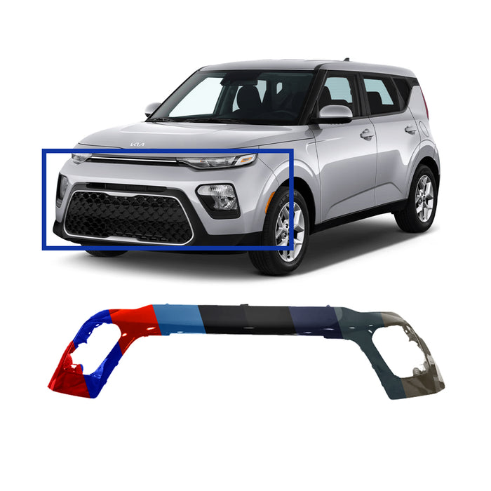 Kia Soul Non GT CAPA Certified Front Upper Bumper - KI1014105C