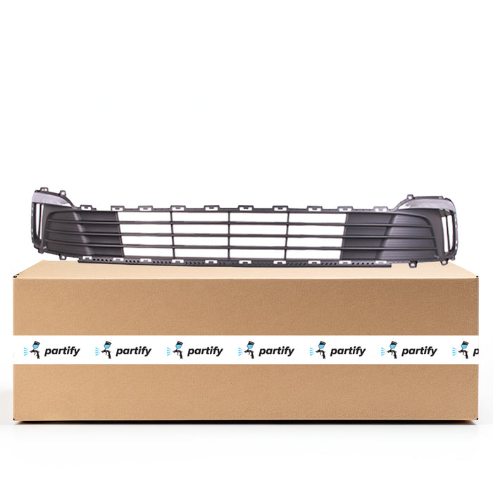 KIA Rio Sedan Lower CAPA Certified Grille Matte Black With Chrome Moulding Without Fogs From 1/22/2015 - KI1036138C