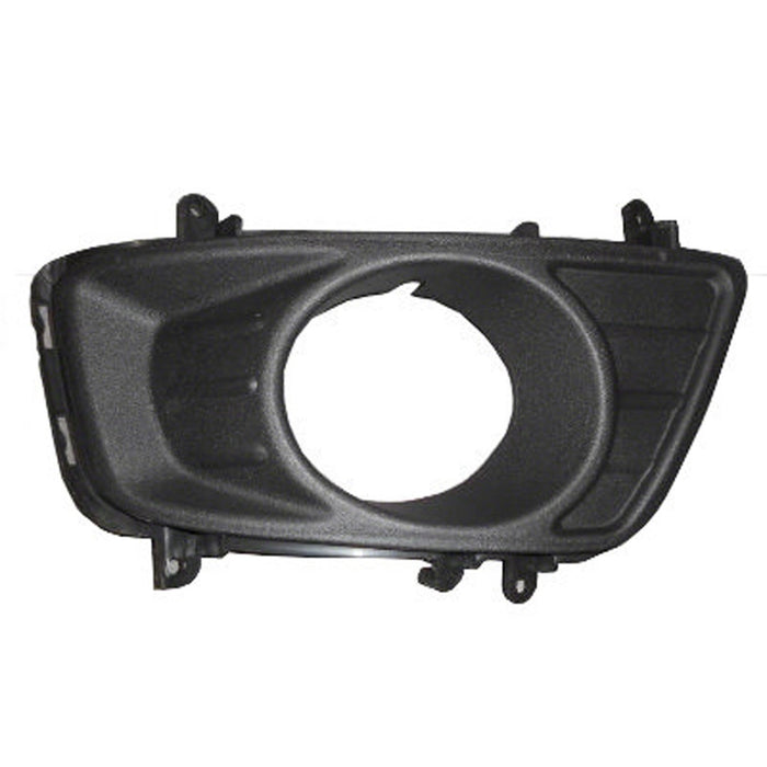 Kia Rondo Front Passenger Side Bumper Insert Fog Lamp Bezel For Use W/Fog Lamps - KI1039113
