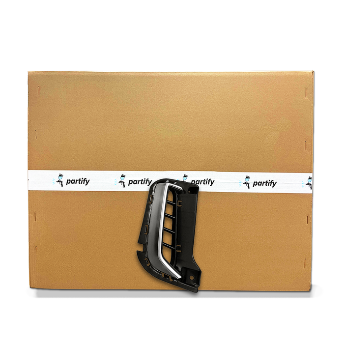 KIA Telluride OEM Grille Passenger Side Black With Chrome Moulding - 86594S9000