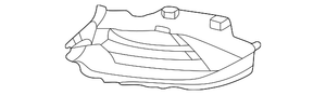 Front Passenger Side Bumper Insert image