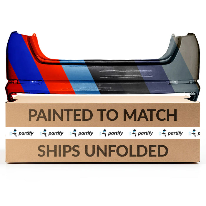 Parachoques trasero Kia Optima EX/LX sin orificios para sensores para modelos fabricados en Corea - KI1100162