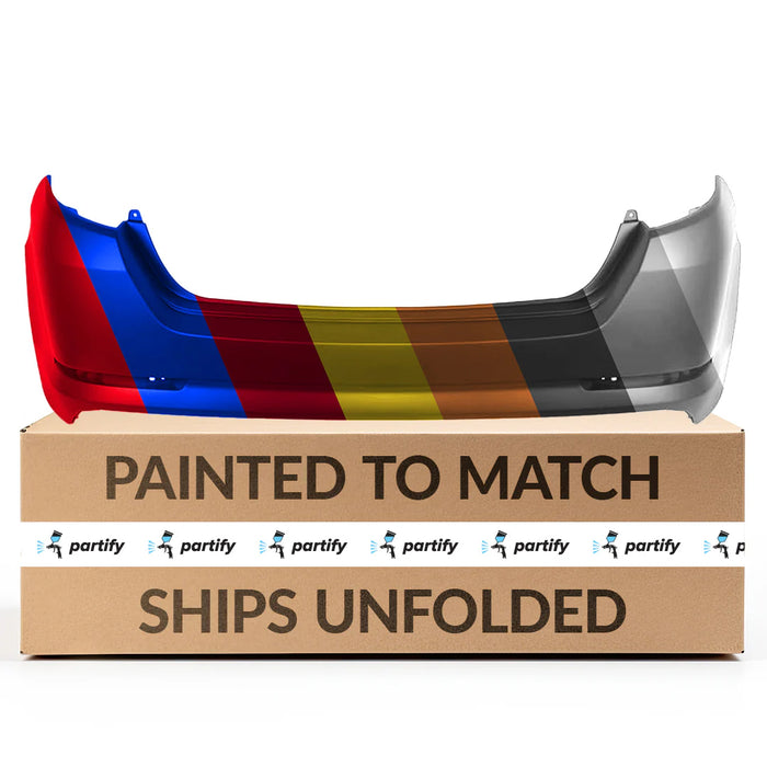 Parachoques trasero OEM Kia Optima SX sin orificios para sensores para modelos de fabricación estadounidense - 866114C200