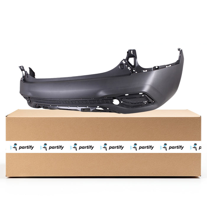 Kia Seltos EX/LX/S/SX/SX Turbo Rear Bumper W/Chrome Center Moulding Textured AWD/FWD - KI1100230