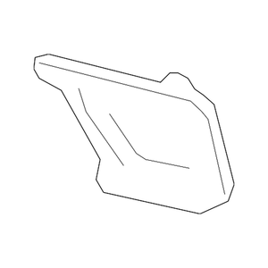Rear Passenger Side Bumper Insert image