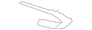 Rear Driver Side Bumper Molding image