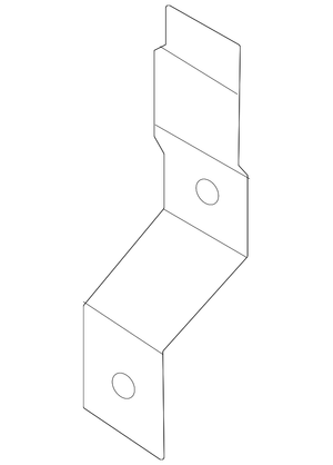 Rear Driver Side Bumper Support image