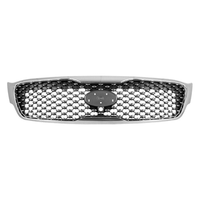 Kia Sorento SX/SX Limited CAPA Certified Grille W/Around View Monitor Gray/Chrome Assembly - KI1200187C