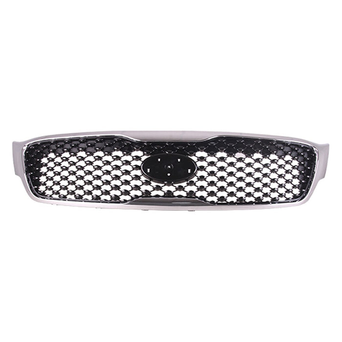 Kia Sorento SX CAPA Certified Grille W/O Front View Camera Dark Gray Assembly - KI1200199C