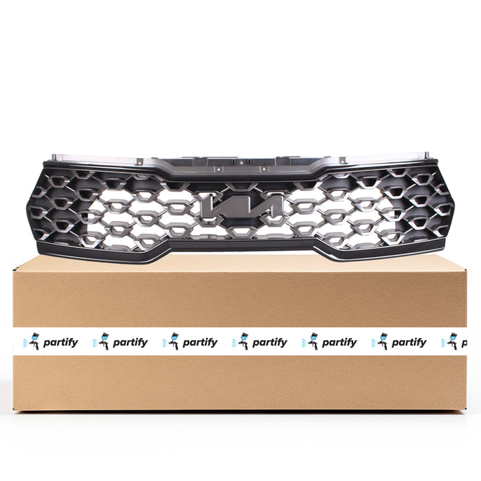 Parrilla plateada sin cámara para Kia Sorento EX/LX/S/SX - KI1200230