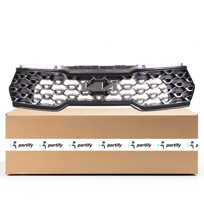 Kia Sorento SX Prestige CAPA Certified Grille W/Camera Silver Assembly - KI1200231C