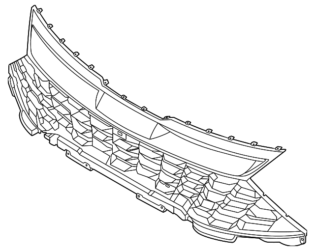 Kia Sportage Grille Hybrid SX Prestige - KI1200297