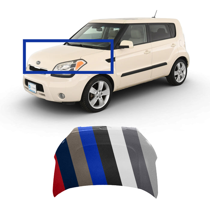 Kia Soul CAPA Certified Hood - KI1230124C