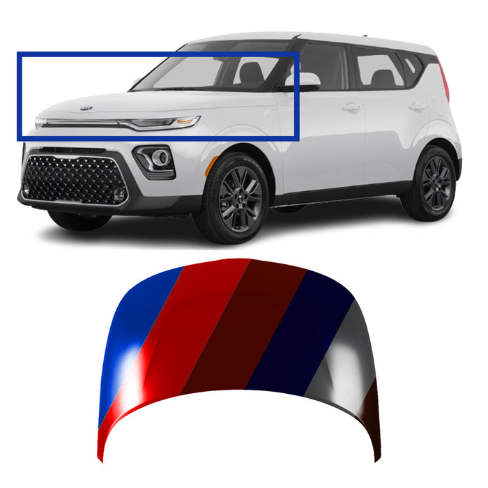 Kia Soul CAPA Certified Hood - KI1230145C