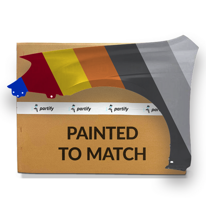 Guardabarros lateral del conductor con moldura para Kia Spectra SX Hatchback/Sedán - KI1240126