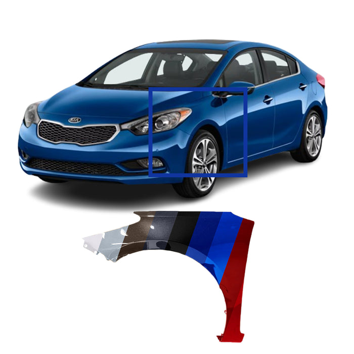 Kia Forte CAPA Certified Driver Side Fender - KI1240138C