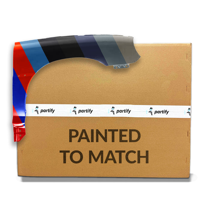 Guardabarros OEM del lado del pasajero con moldura para Kia Rio Cinco/Sedán - 0K32B52111