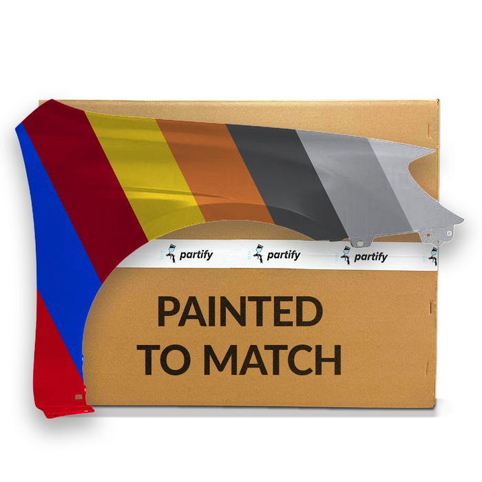 Guardabarros OEM del lado del pasajero con moldura para Kia Spectra SX Hatchback/Sedán - 663212F020