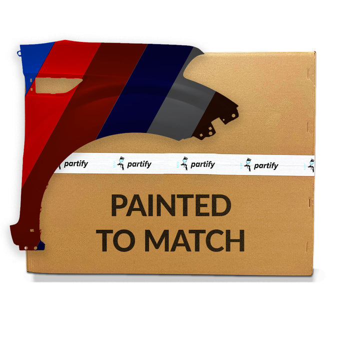 Guardabarros lateral del pasajero con orificio para moldura para Kia Soul - KI1241130