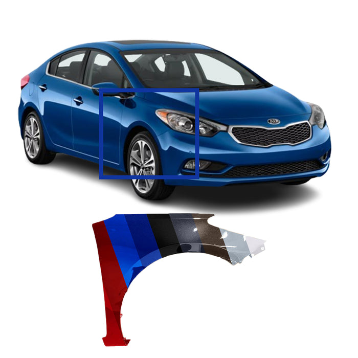 Kia Forte CAPA Certified Passenger Side Fender - KI1241138C