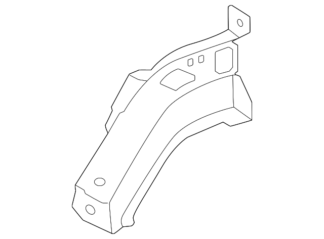 Kia Sportage Apron Bracket Fender Brace - KI1244112