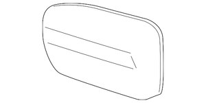 Passenger Side Door Mirror Glass image