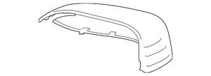 Passenger Side Door Mirror Cover image