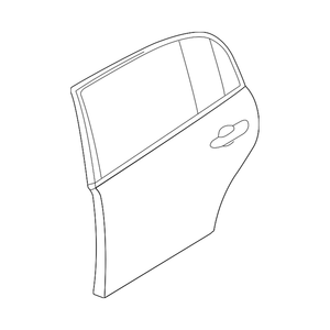 Carcasa de la puerta trasera del lado del conductor image