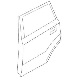 Carcasa de la puerta trasera del lado del conductor image