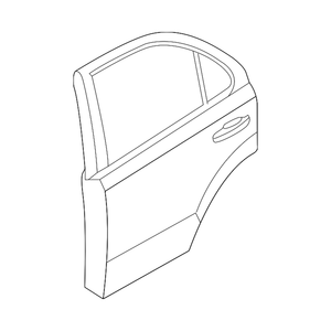 Rear Driver Side Door Shell image