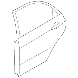 Carcasa de la puerta trasera del lado del conductor image
