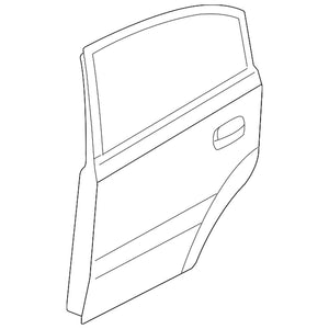 Carcasa de la puerta del lado del pasajero trasero image