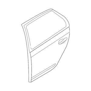 Rear Passenger Side Door Shell image